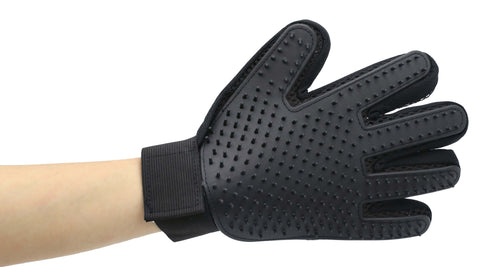 Pet grooming glove